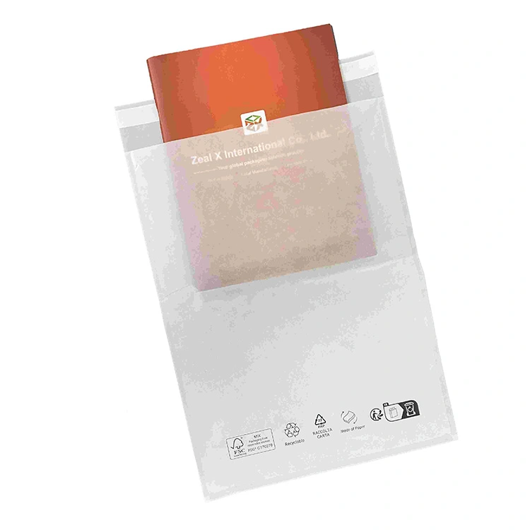 Kantong kertas glasin - Tanpa alas