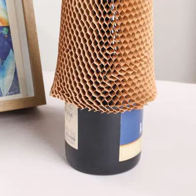Lengan botol kertas sarang lebah
