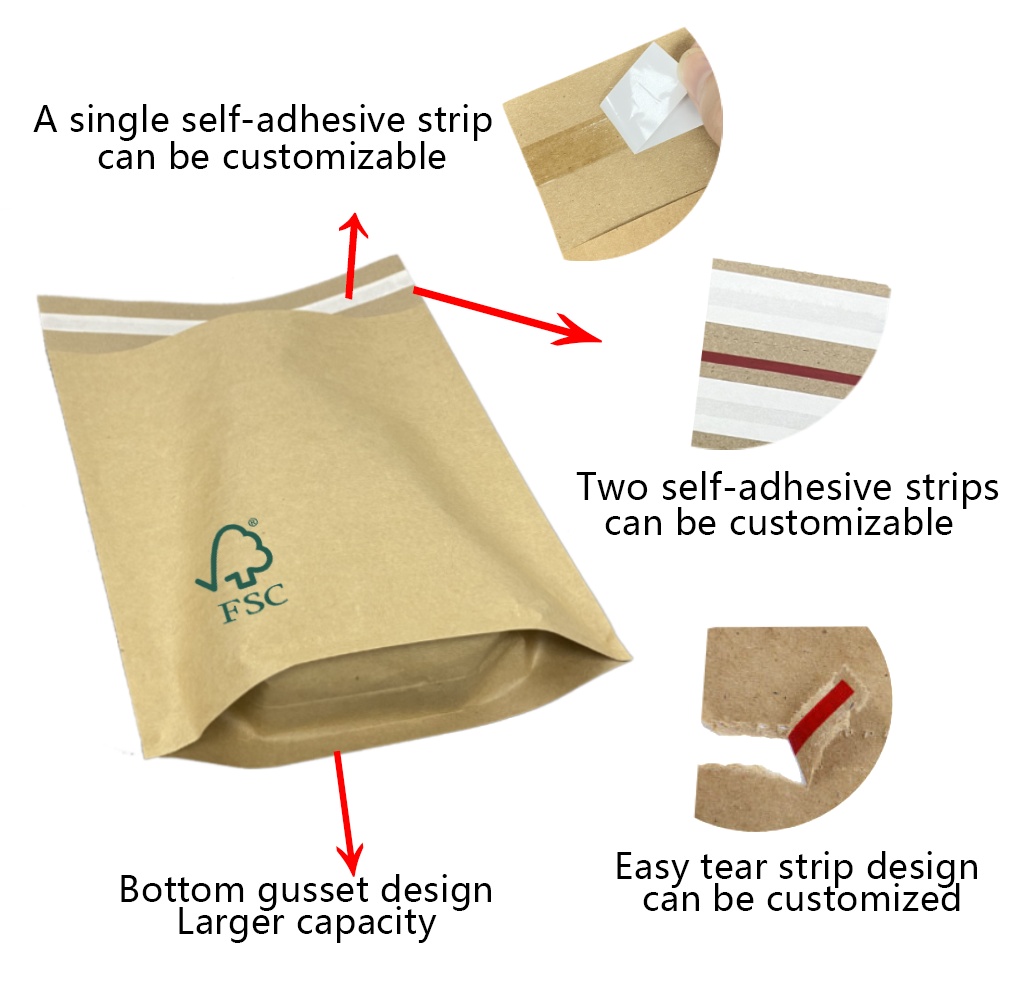 Tas pengiriman kertas kraft